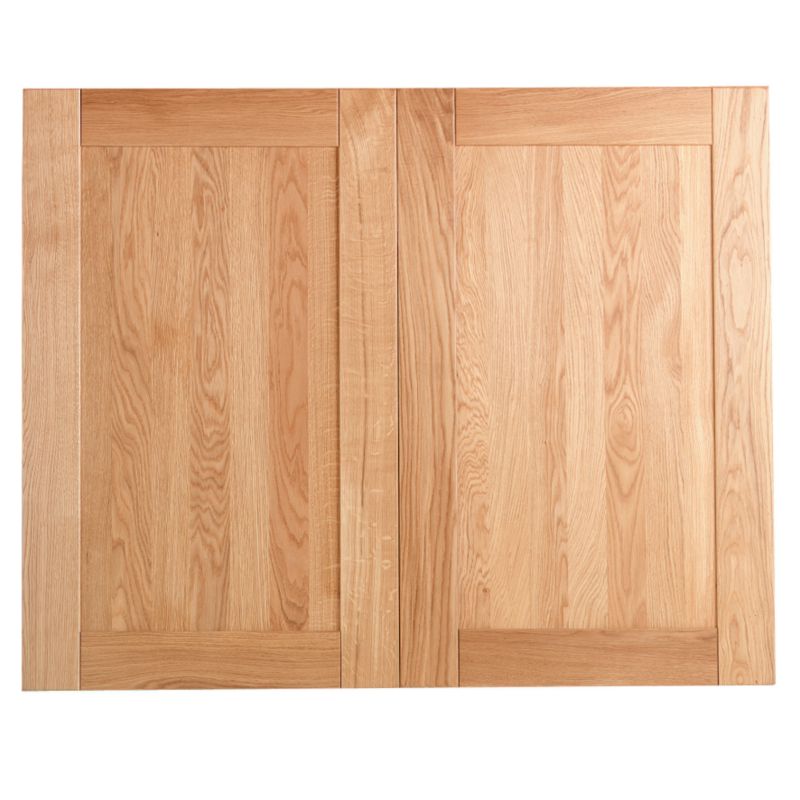 Cooke and Lewis Solid Oak Pack E Larder Doors x 2 600mm