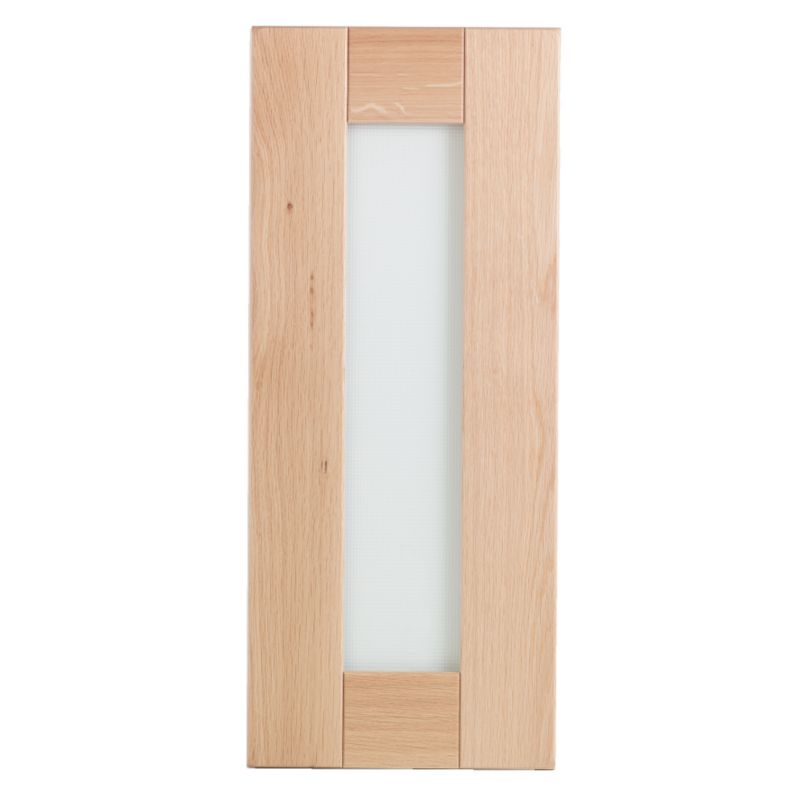 Cooke and Lewis Solid Oak Pack F Glazed Door 300mm