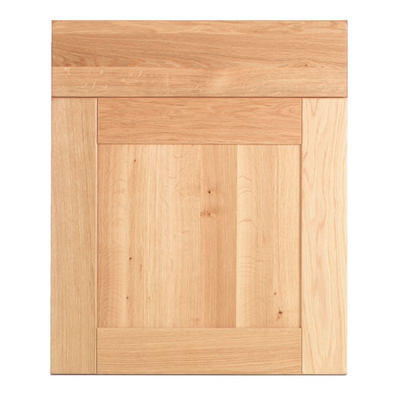 Cooke and Lewis Solid Oak Pack S Drawerline Door and Drawer Front 600mm