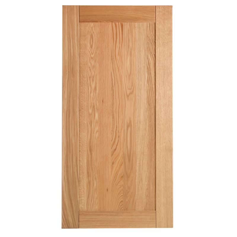 Cooke and Lewis Solid Oak Pack U 60/40 or 70/30 Fridge Freezer Door 600mm