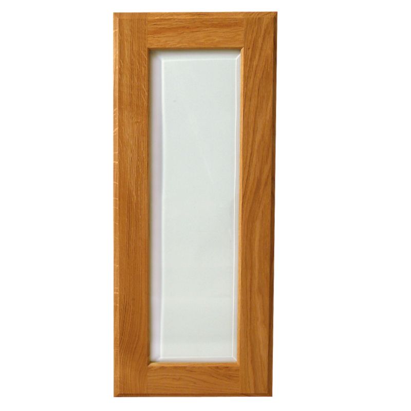 Cooke and Lewis Solid Oak Classic Pack F Glazed Door 300mm
