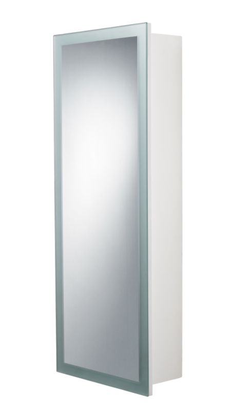 Frosted Glass Tall Cabinet