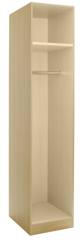 Single Wardrobe Cabinet Ferrara Oak Style