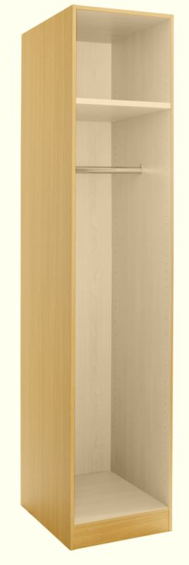 Cooke and Lewis Single Wardrobe Cabinet Maple