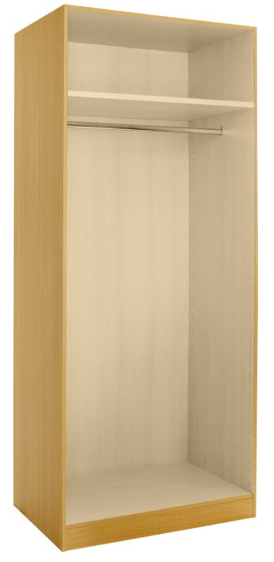 Cooke and Lewis Double Wardrobe Cabinet Maple