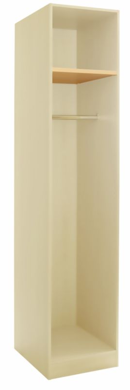 single Wardrobe Cabinet Cream