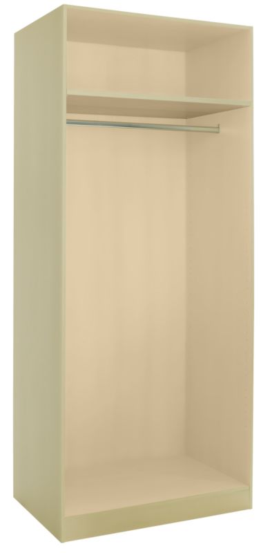 Combi Wardrobe Cabinet Cream