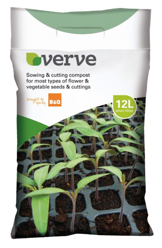 BandQ Sowing and Cutting Compost 12 Litres