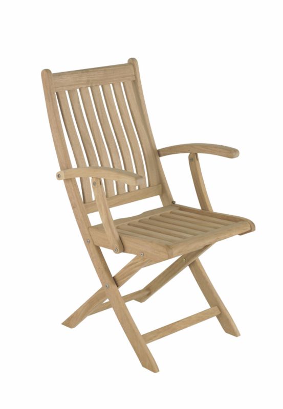 BandQ Harrogate Folding Chair With Arms