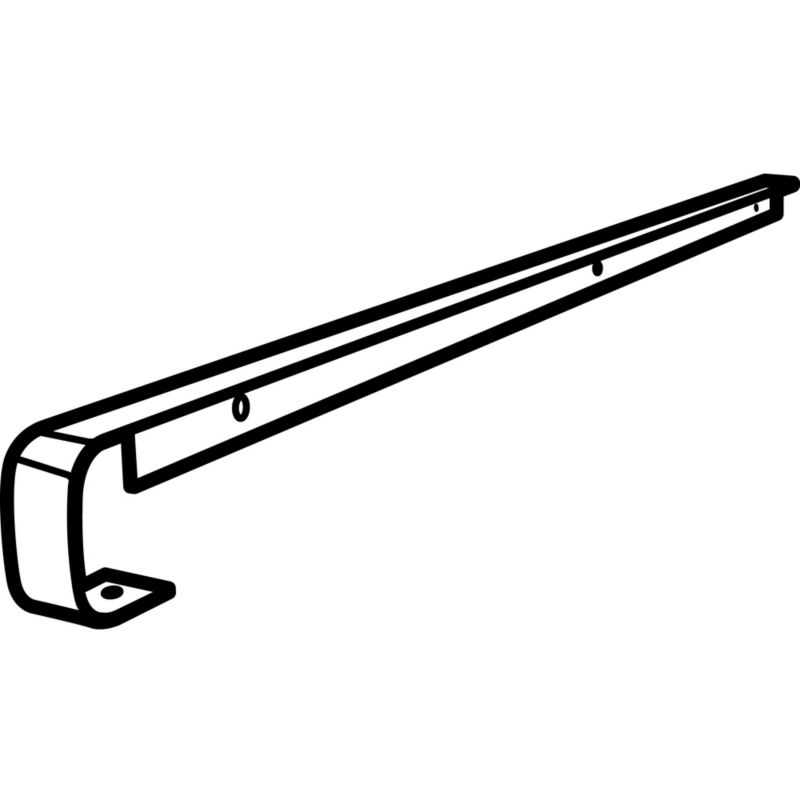 19x630x31mm Silver Effect Butt Joint