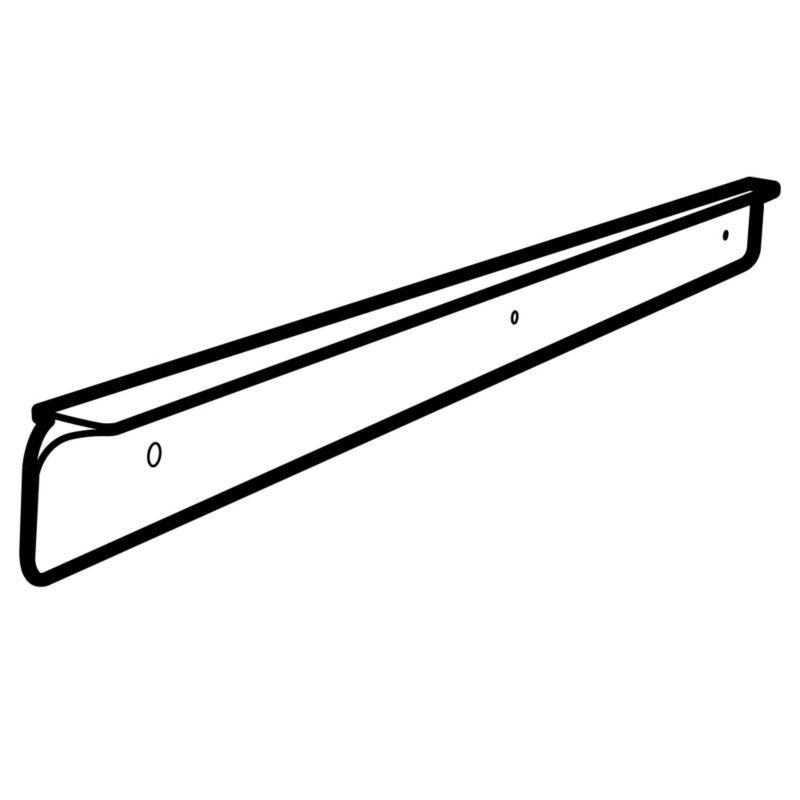 20x630x30mm Silver Effect Corner Joint
