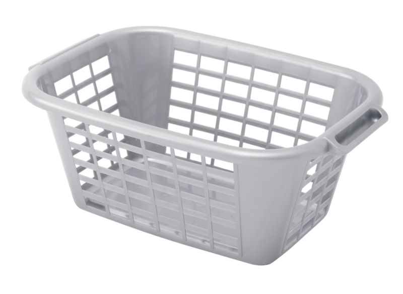 BampQ Laundry Basket Metallic Effect