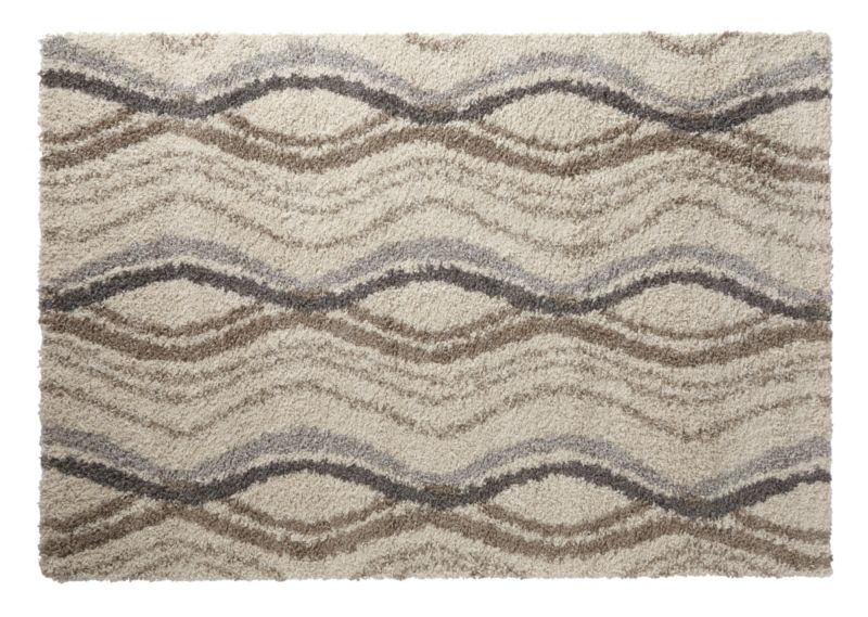 Colours Rhythm Rug Beige (W)120 x (L)170cm