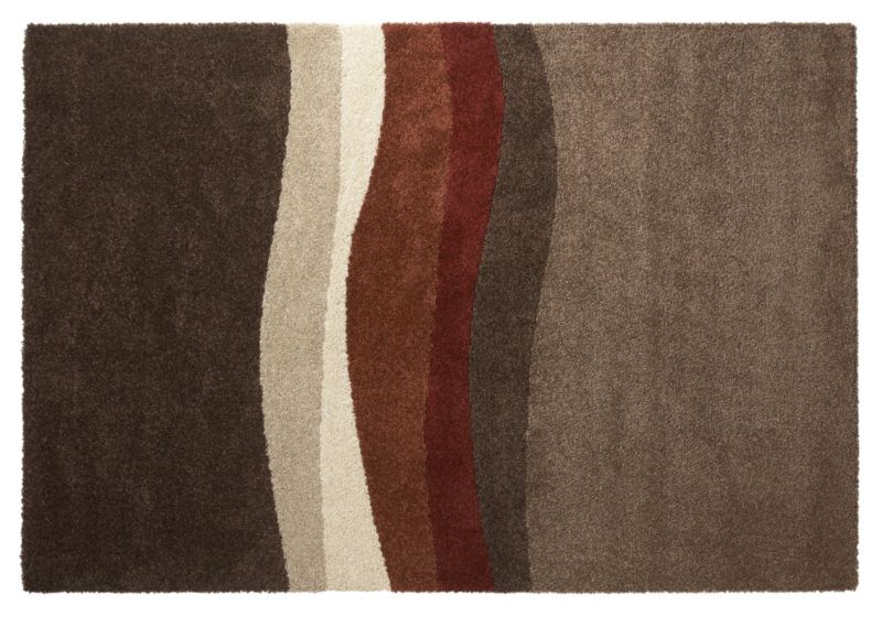 Colours Horizons Rug Brown/Red (W)120 x (L)170cm