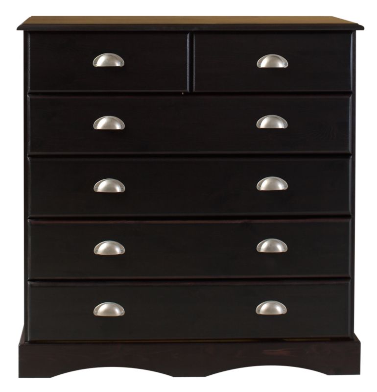 havana 2 Over 4 Drawer Chest Pine (H)909 x