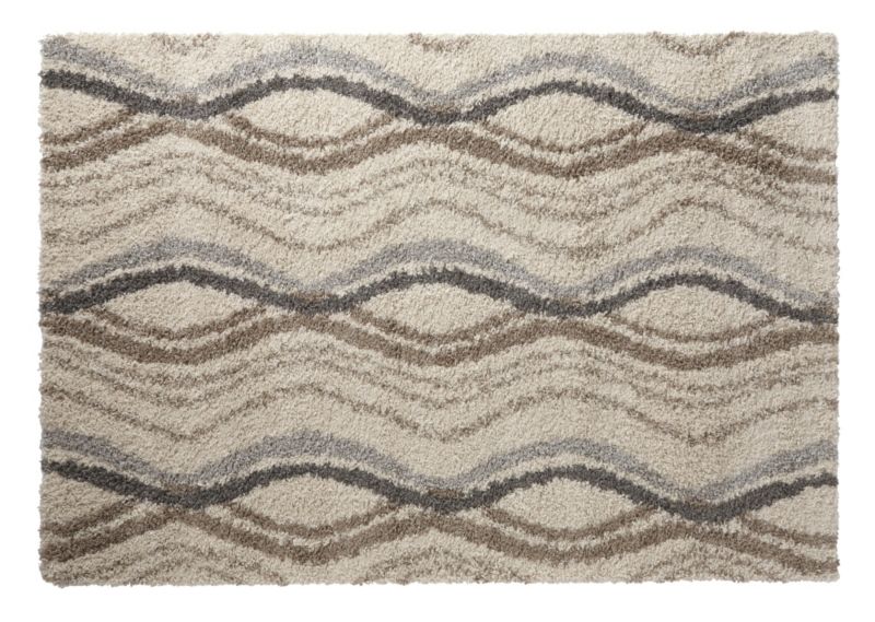 Colours Rhythm Rug Beige/Brown (W)160 x (L)230cm