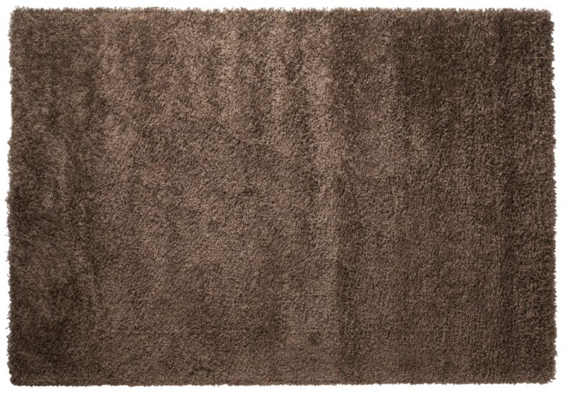 Colours Adrienne Soft Shaggy Rug Chocolate (W)80 x (L)150cm