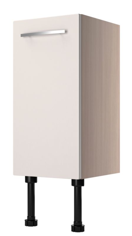 Cooke And Lewis Single Base Unit Cream/Oak Effect
