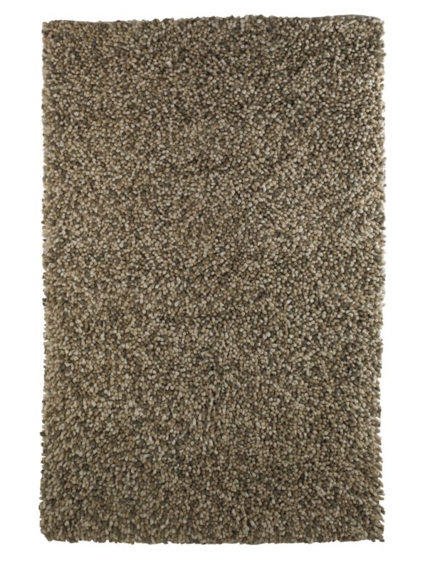 Textured Shaggy Pebbledash Rug Beige (L)160 x (W)120 x (D)3cm