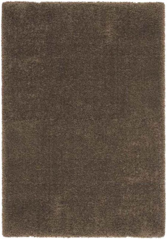 Colours Caren Luxury Shaggy Rug Mocha (W)80 x (L)150cm