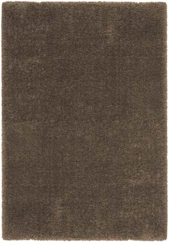 Colours Caren Luxury Shaggy Rug Mocha (W)120 x (L)160cm