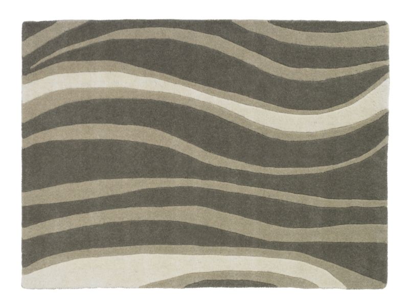 Colours Soft Waves Rug Natural (W)160 x (L)230cm