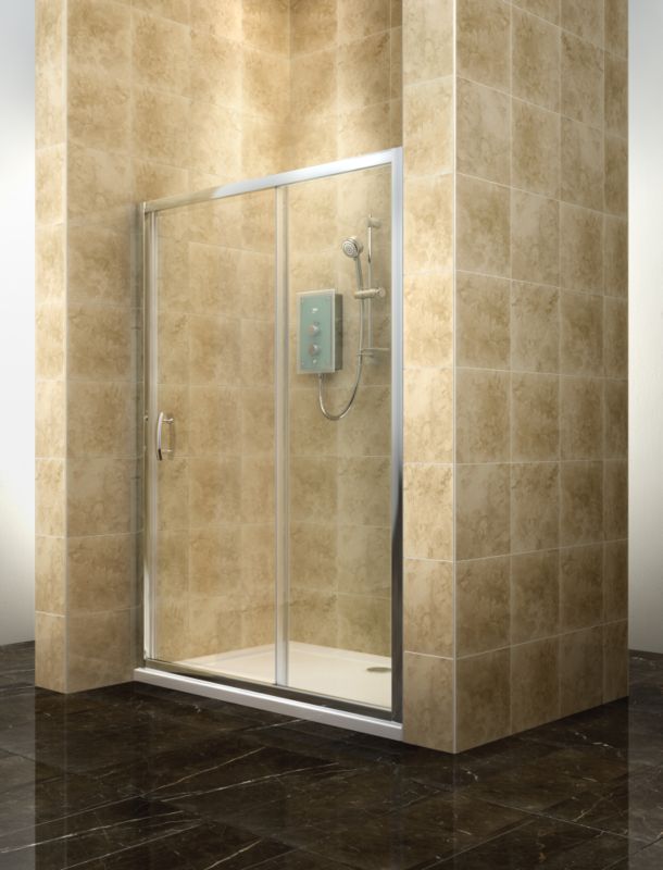 Cooke & Lewis Deluvio Sliding Door (H)1900 x (W)1200mm