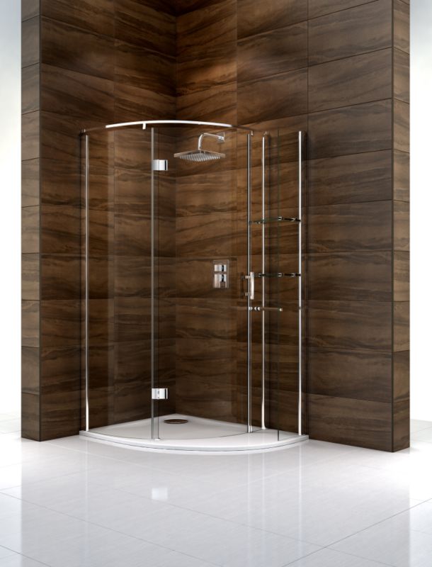 Save on this Cooke & Lewis Cascata Off-Set Quadrant Shower Enclosure With Shelves (H)1995 x (W)1200 x (D)900mm