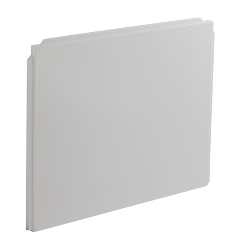 End Bath Panel White L700 x D510mm