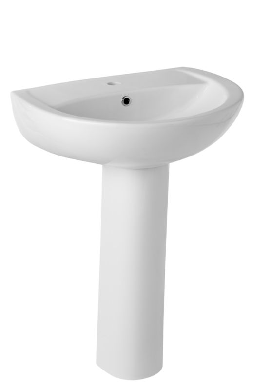 Treviso Basin White (H)840 x (W)610 x (D)480mm