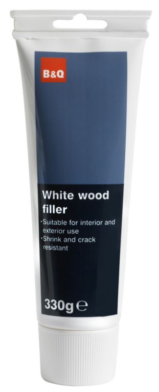 BandQ Wood Filler White 330g