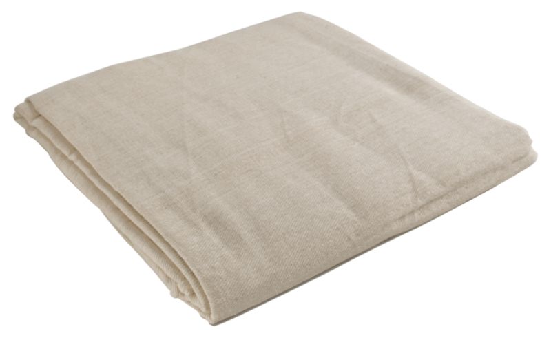 B&Q Medium Cotton Dust Sheet 2.7x3.6m