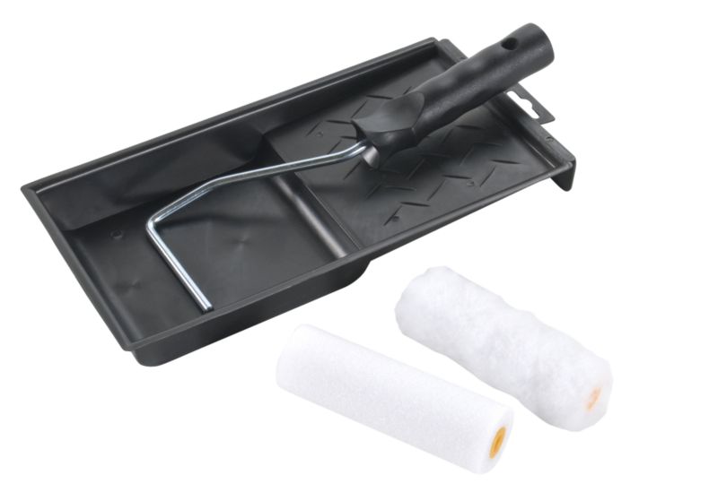 BandQ Value Mini Roller and Tray Set