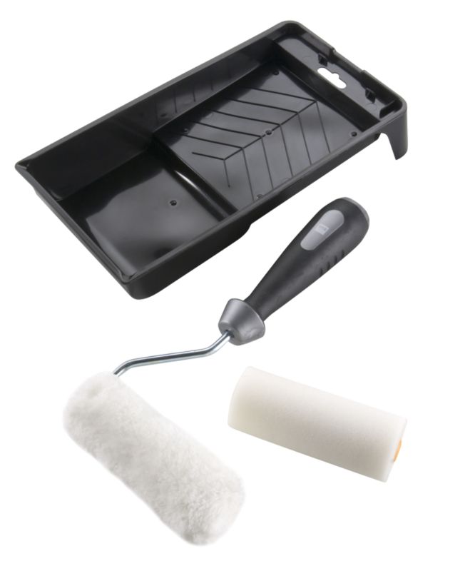 BandQ Fine Finish Mini Roller and Tray Set