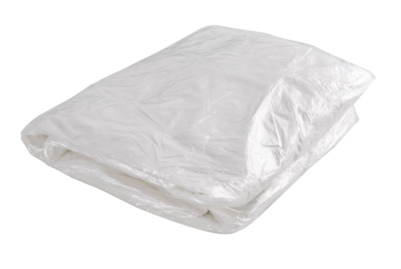 BandQ Large Polythene Dust Sheet On A Roll 5x4m