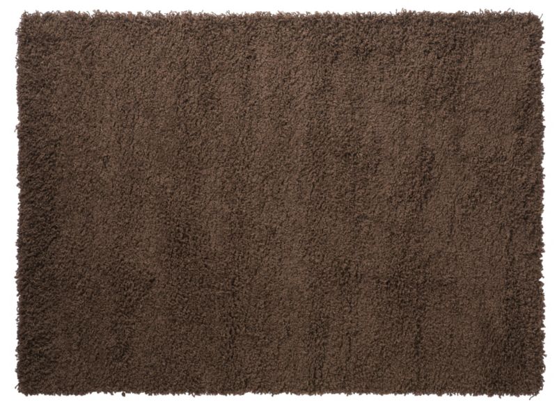 Colours Rikardo Shaggy Rug Coffee (W)120 x (L)160cm