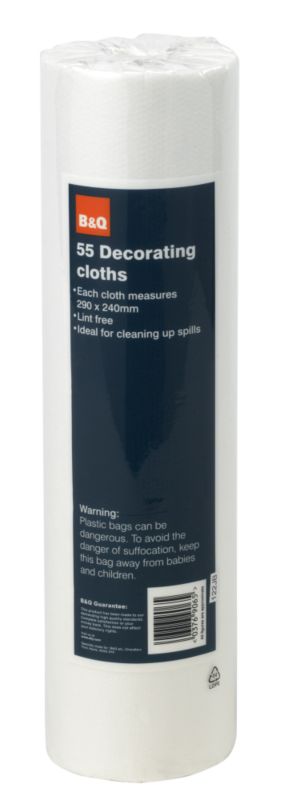 BandQ Decorating Cloths Pck 55 290x240mm