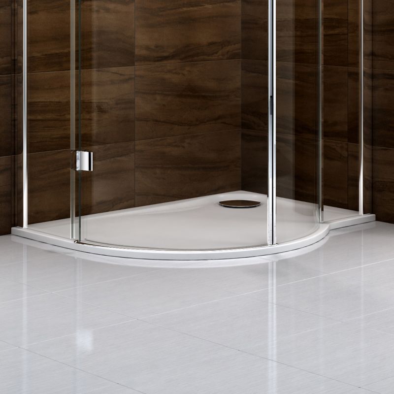 P-Shape Wetroom Look LH Shower Tray 1200
