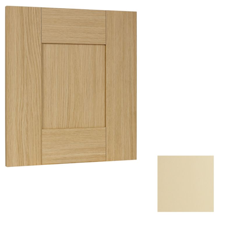 Cooke & Lewis Shaker Bridging Cabinet Door Cream