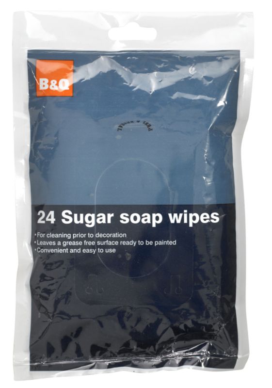 BandQ Sugar Soap Wipes Pck24