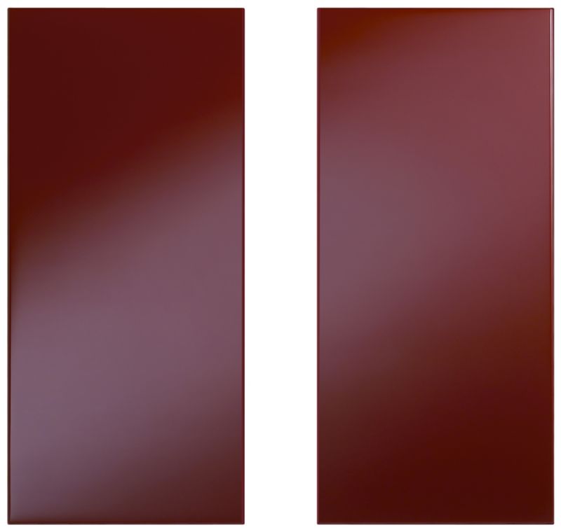 Cooke & Lewis High Gloss Red Base Corner Door x 2 925mm