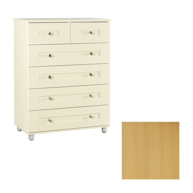 Cooke and Lewis Shaker 2 Over 4 Drawer Chest