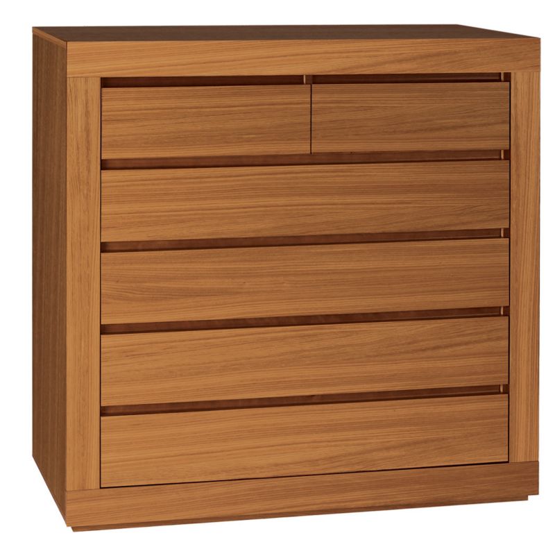 Chunky 2 Over 4 Chest Walnut Veneer