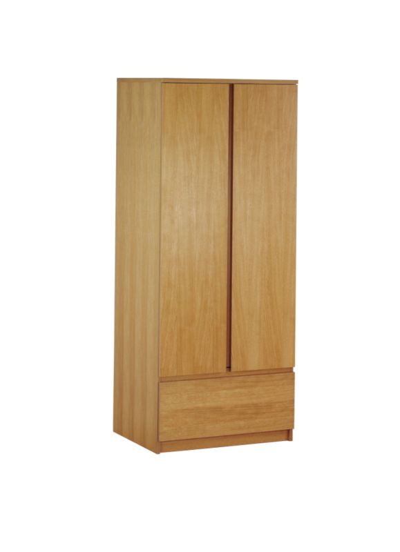 kingston 2 Door 1 Drawer Wardrobe