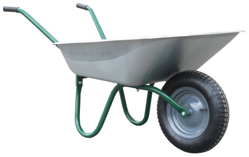 BandQ Value Green Wheelbarrow