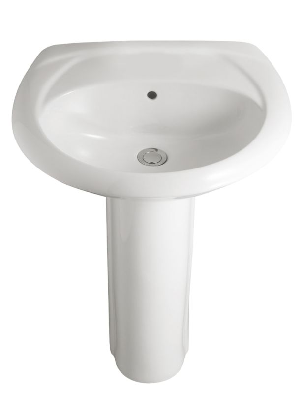 Cooke & Lewis Romeo 600mm Basin and Full Pedestal