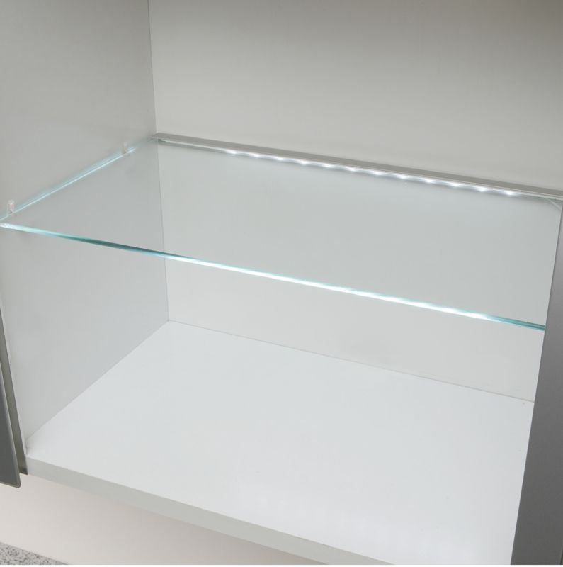Lit Internal Glass Shelf 458 x 280 x 5mm