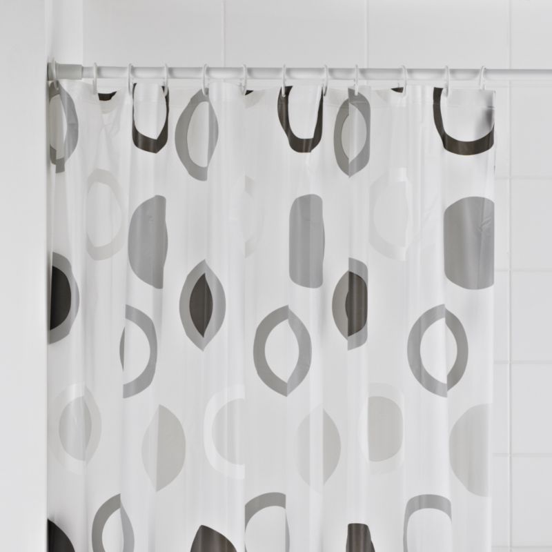 Mono Dots Shower Curtain