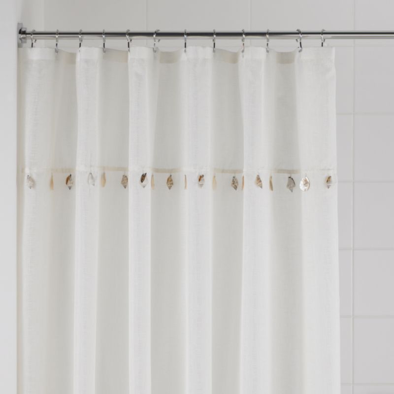 Cooke & Lewis Seashore Shower Curtain and Basket