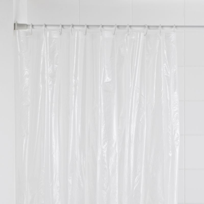 Frosted PE Shower Curtain